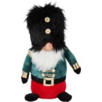 Dziadek do orzechów - Żołnierz pluszowy maskotka 23 cm zielony dekoracja świąteczna - obrazek 2