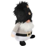 Dziadek do orzechów - Żołnierz pluszowy maskotka 23 cm beżowy dekoracja świąteczna - obrazek 3