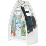 LAMPION ŚWIĄTECZNY LATARENKA DEKORACJA ŚWIETLNA LED BOŻE NARODZENIE BAŁWAN - obrazek 2