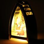 LAMPION ŚWIĄTECZNY LATARENKA DEKORACJA ŚWIETLNA LED BOŻE NARODZENIE MIKOŁAJ - obrazek 3