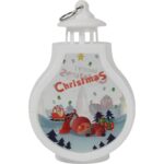 LAMPION ŚWIĄTECZNY LATARENKA DEKORACJA ŚWIETLNA LED BOŻE NARODZENIE reniferek - obrazek 2