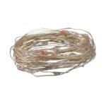 Lampki LED Giętkie na baterie - Biały Zimny - 40 sztuk na drucie dodatkowo do Dekoracji Wnętrz - obrazek 3