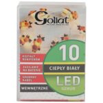 Lampki Świąteczne Reniferki LED na Klamerkach 10 Sztuk, Brązowe, Zasilanie Bateryjne, Długość 130 cm - obrazek 3