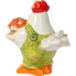 KURA CERAMICZNA FIGURKA WIELKANOCNA 11 CM - obrazek 2