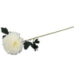 CZOSNEK KULKA KWIAT SZTUCZNY BIAŁY - obrazek 2