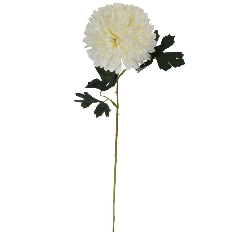 DYBX-033B CZOSNEK KULKA KWIAT SZTUCZNY BIAŁY - obrazek 1