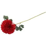 CZOSNEK KULKA KWIAT SZTUCZNY CZERWONY - obrazek 2