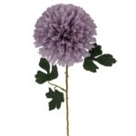 Sztuczny kwiat Czosnek kulka w kolorze fioletowym - 50 cm - obrazek 2