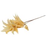 Gałązka Sztucznych Liści 87 cm kremowa - obrazek 3