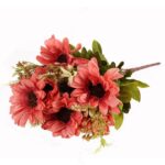 BUKIET 11 GERBER Z DODATKAMI KOLOR RÓŻOWY - obrazek 3