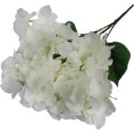 Biały Bukiet Sztucznych Hortensji - 4 Szki - Wysokość 50 cm - obrazek 3