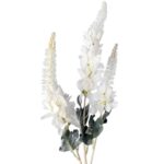 GLICYNIA GAŁĄZKA 3 KWIATÓW 96 CM KOLOR BIAŁY