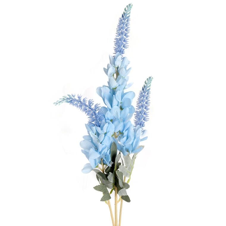 DYJG-039JN GLICYNIA GAŁĄZKA 3 KWIATÓW 96 CM KOLOR JASNO NIEBIESKI - obrazek 1