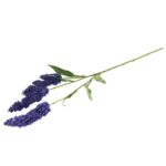 WRZOSY GAŁĄZKA 3 KWIATÓW 96 CM KOLOR CIEMNO FIOLETOWY - obrazek 3