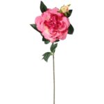 Róża Dekoracyjna z Pąkiem w Odcieniu Ciemno Różowym - Wysoka Jakość, Idealna do Wnętrz i Ogrodu - obrazek 2