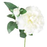 Róża Dekoracyjna z Młodym Pąkiem Biała - Wysokość 70 cm (DYJM-004) - obrazek 2