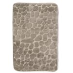 Dywanik Łazienkowy z Mikrofibry z Antypoślizgową Powłoką - Szary, 45x70 cm - obrazek 2