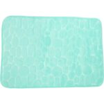 Antypoślizgowy dywanik łazienkowy z mikrofibry w kolorze miętowym - obrazek 2