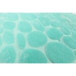 Antypoślizgowy dywanik łazienkowy z mikrofibry w kolorze miętowym - obrazek 3