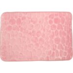 Antypoślizgowy Dywanik Łazienkowy z Mikrofibry w Kolorze Pudrowego Różu - obrazek 2