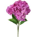 Bukiet 4 hortensji w kolorze bordowym