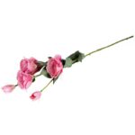 Gałązka Eustoma z 6 Kwiatami w Odcieniu Ciemnego Różu - Dekoracja Wysokiej Jakości - obrazek 3