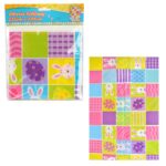 Obrus Wielkanocny z Foliową Powłoką 135x290cm - Różowy Design z Zajączkami i Jajkami - obrazek 3