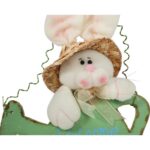 Zając drewniano-pluszowy do zawieszenia 50 cm - obrazek 3