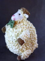 Pluszowy Baranek Ecru 24cm x 17cm - obrazek 2