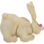 Wielkanocny Zając Pluszowy 30cm - Ozdoba Świąteczna Stojąca - obrazek 2