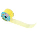 Żółta Wstążka Dekoracyjna Wielkanocna 2,7M