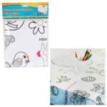 Obrus świąteczny na stół Wielkanocny  do kolorowania 150x85cm