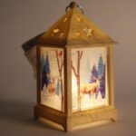 Dekoracyjna Latarenka LED z Figurką Renifera - obrazek 3