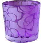 Mały świecznik fioletowy
