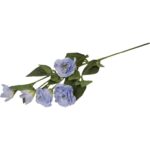 Niebieska Eustoma Sztuczna z 5 Kwiatami - Dekoracja Wysokiej Jakości - obrazek 2