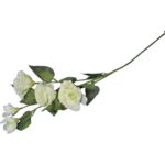 Eustoma Zielona - Sztuczna Gałązka z 5 Kwiatami o Wysokości 70 cm - obrazek 2