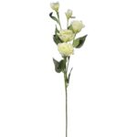Eustoma Zielona - Sztuczna Gałązka z 5 Kwiatami o Wysokości 70 cm - obrazek 3