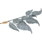 Gałązka brokatowa z cekinami turkusowa - obrazek 2