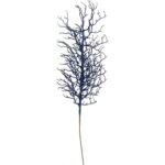 Gałązka brokatowa granatowa 76 cm