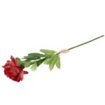 PIWONIA KWIAT SZTUCZNY BORDOWY - obrazek 3