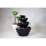 Fontanna Dekoracyjna z Podświetleniem LED i Nawilżaczem Powietrza F003B - obrazek 2