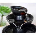 Fontanna Dekoracyjna z Podświetleniem LED i Nawilżaczem Powietrza F003B - obrazek 3