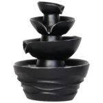 Fontanna Dekoracyjna z Podświetleniem LED i Nawilżaczem Powietrza F003B