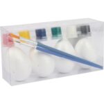 Zestaw do Dekorowania Pisanek Wielkanocnych z Farbami Pastelowymi - 4 sztuki - obrazek 2