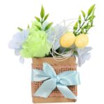 STROIK WIELKANOCNY FOWER BOX JAJKA NIEBIESKI - obrazek 2