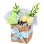 STROIK WIELKANOCNY FOWER BOX JAJKA NIEBIESKI