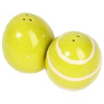 Zestaw Solniczka i Pieprzniczka w Kształcie Ceramicznych Jajek - Zielony Wielkanocny Akcent na Stół - obrazek 2