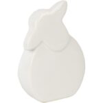 Baranek Wielkanocny z Białej Ceramiki - Elegancka Dekoracja Świąteczna 10cm - obrazek 2