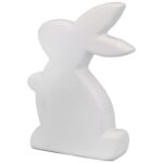 ZAJĄCZEK CERAMICZNY FIGURKA BIAŁA 10CM - obrazek 2