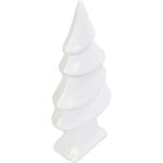 Choinka ceramiczna dekoracja świąteczna biała - obrazek 2